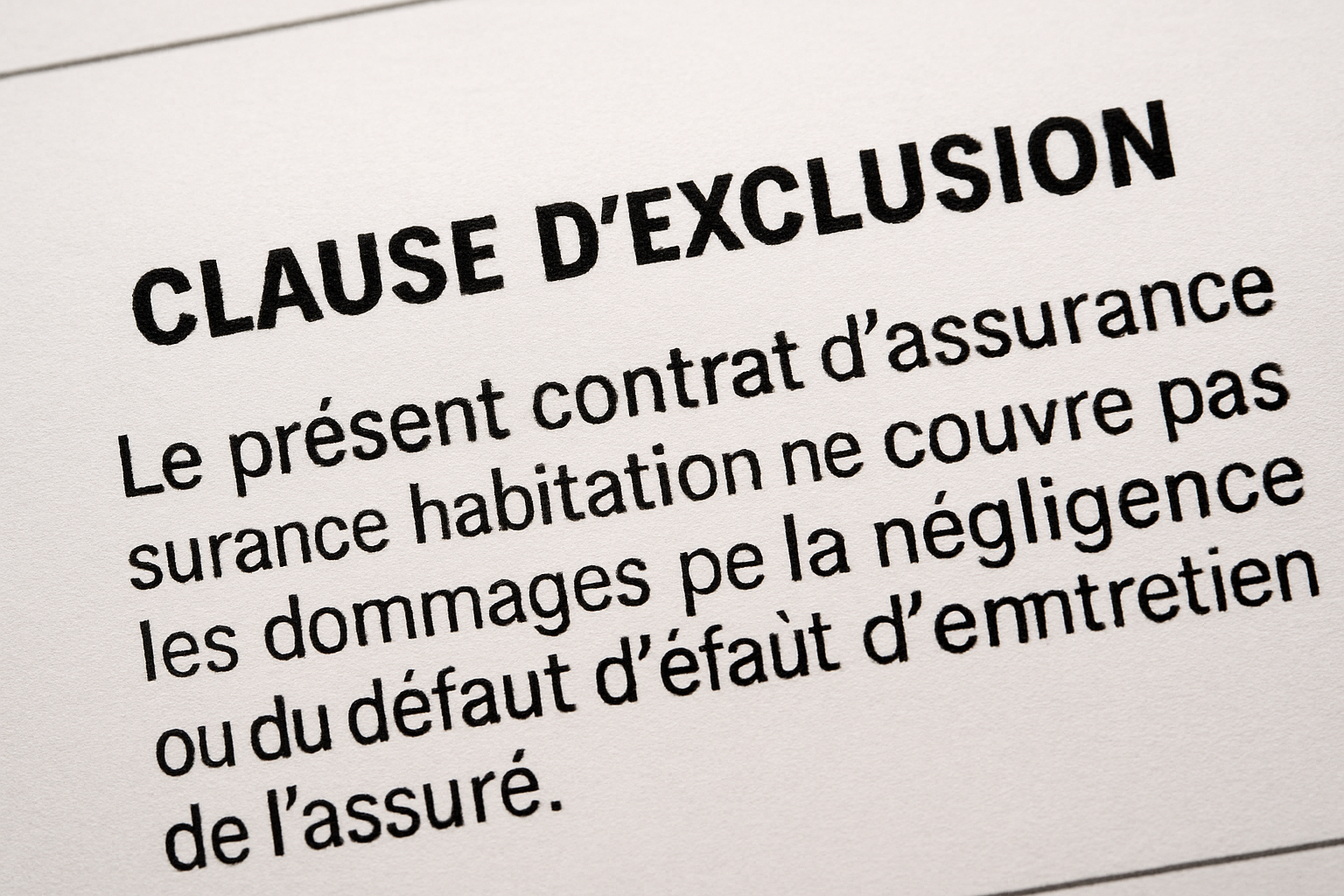 découvrez les exclusions courantes que vous pourriez ignorer dans vos contrats d'assurance ou vos services. informez-vous sur ces points essentiels pour éviter des surprises désagréables et mieux protéger vos intérêts.